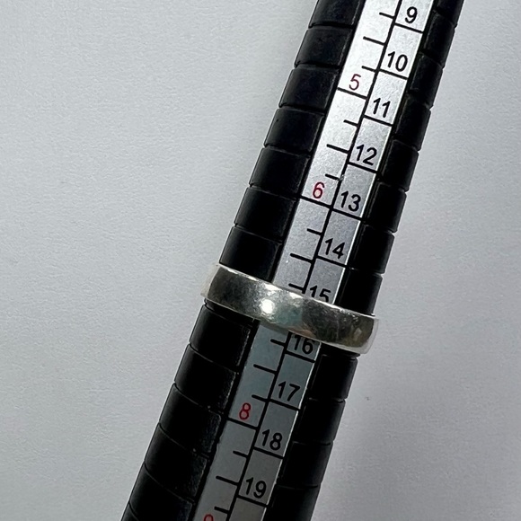 Yellow Lace Agate 925 Gemstone Ring size 7 - Picture 3 of 3